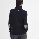 Pull Pendle à col roulé - Tartan noir et hessois - BARBOUR FEMME