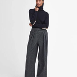 Pull Pendle à col roulé - Tartan noir et hessois - BARBOUR FEMME