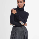 Pull Pendle à col roulé - Tartan noir et hessois - BARBOUR FEMME