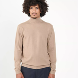 Pull col roulé Heby - Taupe - SUN VALLEY HOMME