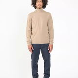 Pull col roulé Heby - Taupe - SUN VALLEY HOMME
