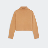 Pull court col montant Pinto - Camel - SUNCOO