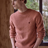 Pull en laine en homme Frehel - Rose clair - FAGUO HOMME