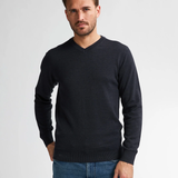 Pull en maille fine col V - Sky captain - PETROL INDUSTRIES HOMME