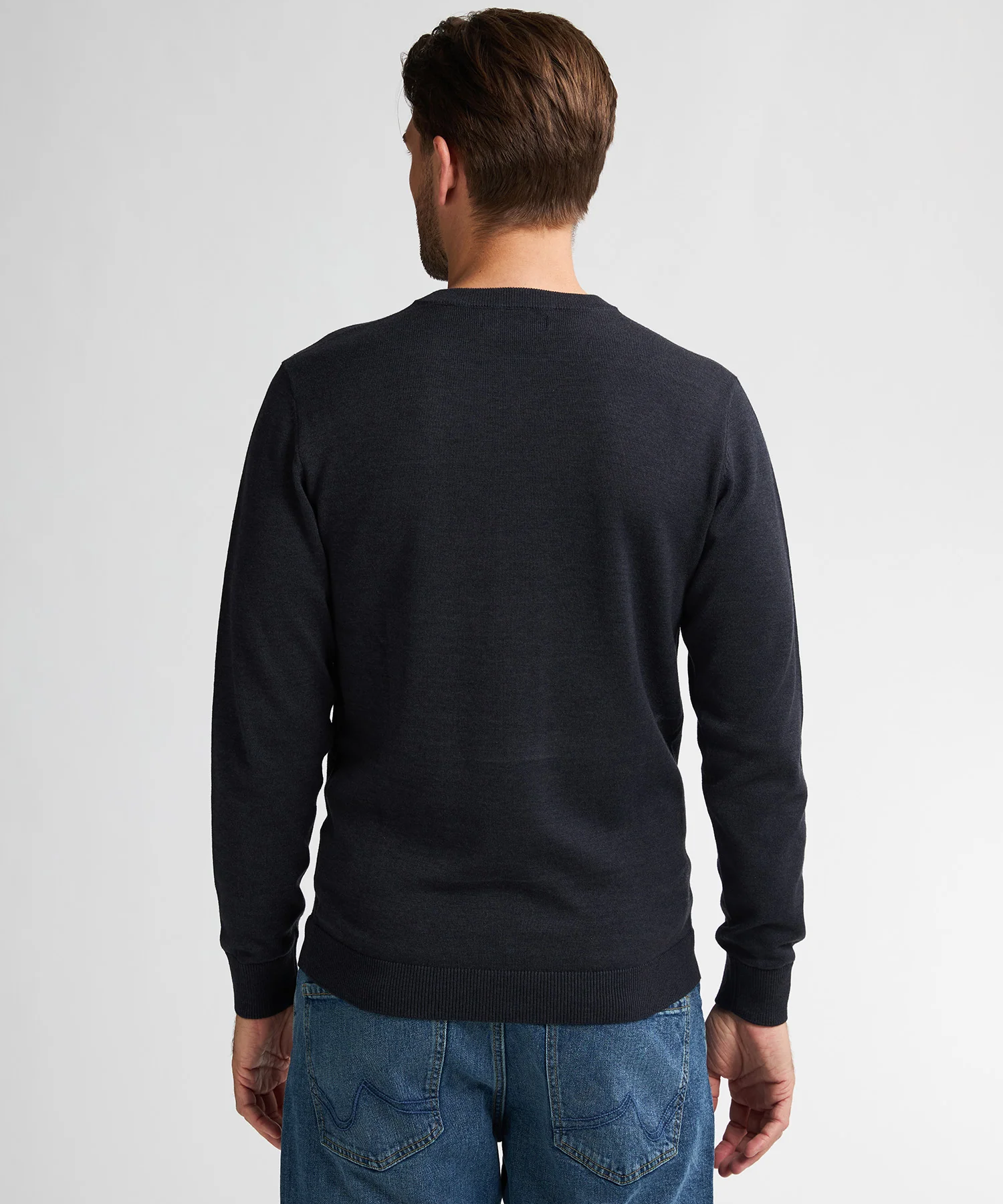 Pull en maille fine col V - Sky captain - PETROL INDUSTRIES HOMME