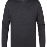 Pull en maille fine col V - Sky captain - PETROL INDUSTRIES HOMME