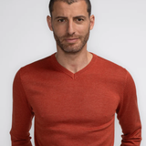 Pull en maille - Orange - PETROL INDUSTRIES
