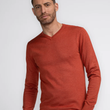 Pull en maille - Orange - PETROL INDUSTRIES