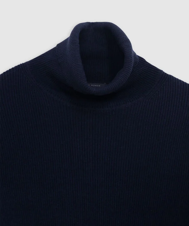 Pull en tricot de laine - Marine - IKKS WOMEN