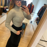 Pull en tricot fin - Gris clair chiné - IKKS WOMEN