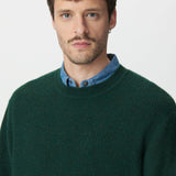 Pull en tricot mousseux - Vert anglais - IKKS MEN
