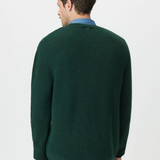 Pull en tricot mousseux - Vert anglais - IKKS MEN