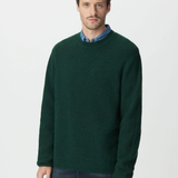 Pull en tricot mousseux - Vert anglais - IKKS MEN