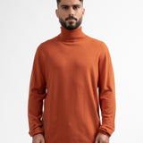 Pull Hakoo maille col roulé - Safran - Sun Valley homme