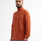 Pull Hakoo maille col roulé - Safran - Sun Valley homme