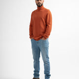 Pull Hakoo maille col roulé - Safran - Sun Valley homme