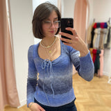 Pull imprimé Melodie - Bleu - LA PETITE ETOILE