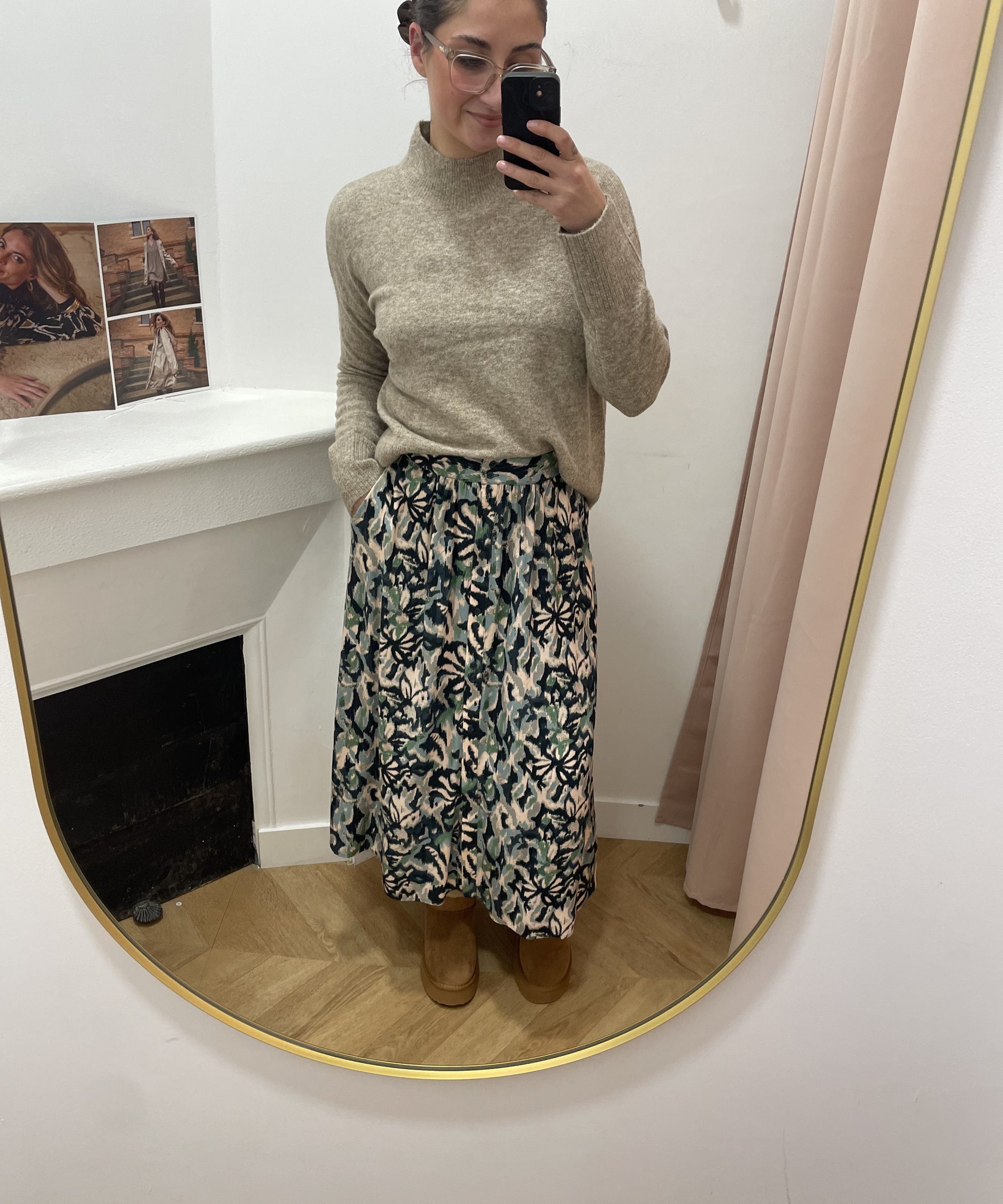 Laura Skirt - Sage - LIFE IS BEAUTIFUL
