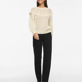 Pull en maille VIMOYANO VILA Birch – silhouette portée de face