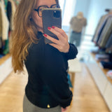 Pull manches bouffantes Molly - Noir - FABIENNE CHAPOT