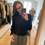 Pull manches bouffantes Molly - Noir - FABIENNE CHAPOT