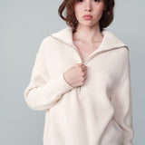Pull oversize Naiki - Ecru - GRACE & MILA