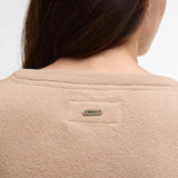 Pull Pendle à col rond - Camel pâle - BARBOUR FEMME