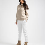 Pull polo Uda en maille - Sable - Sun Valley femme