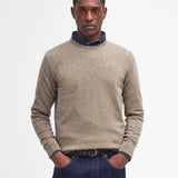 Pull ras du cou en laine Essential - Fossile - BARBOUR HOMME