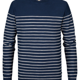 Pull rayé Palm - Marine - PETROL INDUSTRIES HOMME