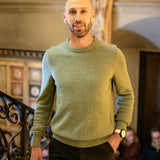 Pull RCS Mélangé - Vert clair  - MARC O'POLO HOMME
