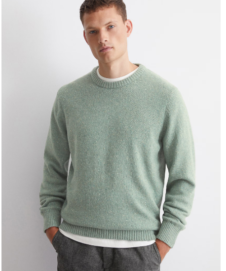 Pull RCS Mélangé - Vert clair  - MARC O'POLO HOMME