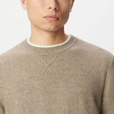 Pull tricot détail fantaisie - Beige vison - IKKS MEN