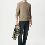 Pull tricot détail fantaisie - Beige vison - IKKS MEN