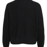 Pull en maille col ras-du-cou Viching - Noir - OBJECT