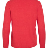 Pull en maille col V Viril - Hibiscus - VILA