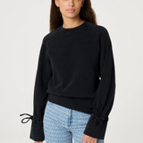 Pullover à nœuds fantaisie Janet - Anthracite foncé - FABIENNE CHAPOT