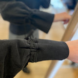 Pullover à nœuds fantaisie Janet - Anthracite foncé - FABIENNE CHAPOT