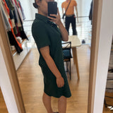 Robe chemise Jacquard fantaisie - Verte - I.Code