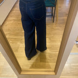 Alicia Stylish Wide-Leg Jeans - Authentic Dark - I.CODE