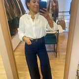 Alicia Stylish Wide-Leg Jeans - Authentic Dark - I.CODE