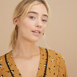 Blouse imprimé léofleurs - Ocre - I.Code