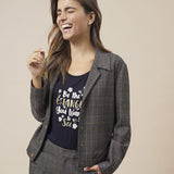 Veste courte - Carreaux - I.Code