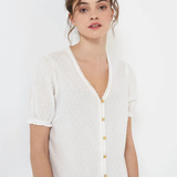 Top - Blanc cassé - I.Code