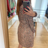 Robe imprimée tache - Sweet Pink - I.Code