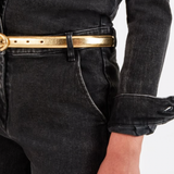 Combinaison longue en jean - Noire - I.code