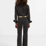 Combinaison longue en jean - Noire - I.code