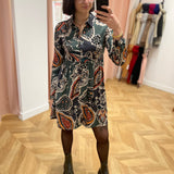 Robe col chemise imprimée intégrale - Paisley - LOLA ESPELETA