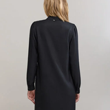 Robe à fermeture asymétrique - Noire - IKKS WOMEN