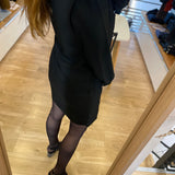 Robe à fermeture asymétrique - Noire - IKKS WOMEN